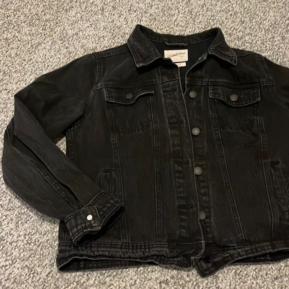 Black jean jacket